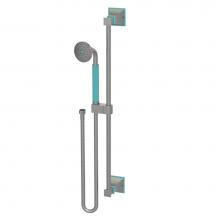 Rubinet 4GMQ0SNAQ - Adjustable Slide Bar With Hand Held Shower Assembly