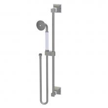 Rubinet 4GMQ0SNMW - Adjustable Slide Bar With Hand Held Shower Assembly