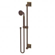Rubinet 4GMQ0TBABM - Adjustable Slide Bar With Hand Held Shower Assembly