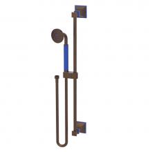 Rubinet 4GMQ0TBBJ - Adjustable Slide Bar With Hand Held Shower Assembly
