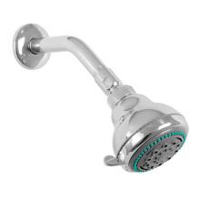 Sigma 18.10.091.18 - Multi-spray Showerhead w/8'' Arm & Std Flange MATTE BLACK .18