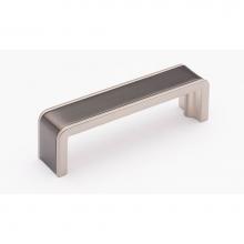 Sietto P-2000-4-G-SN - Fusion 4'' Pull Gunmetal With Satin Nickel