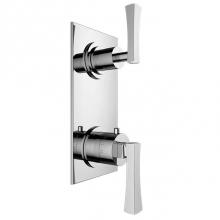 Santec 7199ED10-TM - TRIM (Non-Shared Function) - 1/2'' Thermostatic Trim with Volume Control and 3-Way Diver