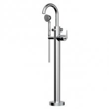 Santec 5094BE10-TM - TRIM - Floor Mount Tub Filler with Hand Shower