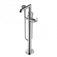 Santec 5594LT10-TM - TRIM - Floor Mount Tub Filler with Hand Shower