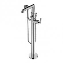 Santec 5594LX10-TM - TRIM - Floor Mount Tub Filler with Hand Shower