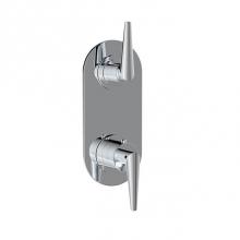 Santec 7196BE10-TM - TRIM (Shared Function) - 1/2'' Thermostatic Trim with Volume Control and 2-Way Diverter