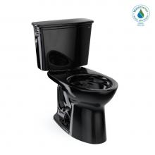 Toto CST786CE#51 - Toto® Drake® Transitional Two-Piece Elongated 1.28 Gpf Tornado Flush® Toilet, Ebony