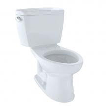 Toto CST744SLD#01 - Drake® Two-Piece Elongated 1.6 GPF ADA Compliant Toilet with Insulated Tank, Cotton White