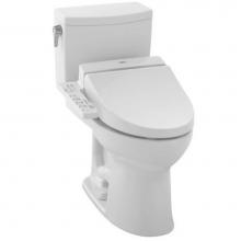 Toto C454CUFGT20#01 - 2 PC BOWL DRAKE II WASHLET + CC W/CEFIONTEC COTTON FG