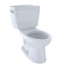 Toto CST744SLB#01 - Drake® Two-Piece Elongated 1.6 GPF ADA Compliant Toilet with Bolt Down Tank Lid, Cotton White