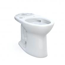 Toto C776CEFGT40.10#01 - Toto® Drake® Elongated Universal Height Tornado Flush® Toilet Bowl With 10 Inch Rou