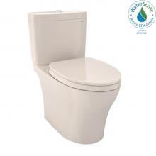 Toto MS446124CEMG#12 - TOTO Aquia IV WASHLET+ Two-Piece Elongated Dual Flush 1.28 and 0.8 GPF Toilet with CEFIONTECT, Sed