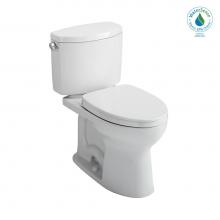 Toto MS454124CEFG#11 - TOTO® Drake® II Two-Piece Elongated 1.28 GPF Universal Height Toilet with CEFIONTECT and