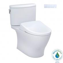 Toto MW4424726CEFG#01 - TOTO WASHLET plus Nexus Two-Piece Elongated 1.28 GPF Toilet with S7 Contemporary Bidet Seat, Cotto