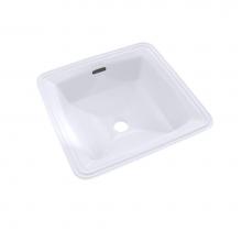 Toto LT491G#01 - Toto® Connelly™ Square Undermount Bathroom Sink With Cefiontect, Cotton White