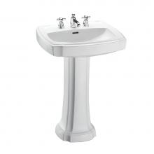 Toto LPT970.8#01 - Guinevere® 27-1/8'' x 19-7/8'' Rectangular Pedestal Bathroom Sink for 8 I