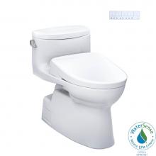 Toto MW6444726CEFG#01 - TOTO WASHLET plus Carolina II One-Piece Elongated 1.28 GPF Toilet and WASHLET plus S7 Contemporary