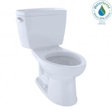 Toto CST744E#01 - Eco-Drake Elongated Bwl Toilet C744E+St743E