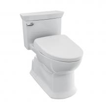 Toto MW9644726CEFG#01 - TOTO® WASHLET®+ Soiree® Elongated 1.28 GPF Universal Height Toilet with S7 Bidet Se