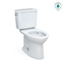 Toto CST776CEFG.10#01 - Toto® Drake® Two-Piece Elongated 1.28 Gpf Universal Height Tornado Flush® Toilet Wi