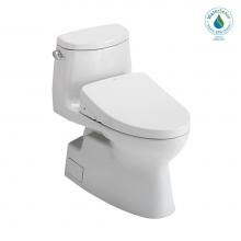 Toto MW6143046CEFG#01 - WASHLET+® Carlyle® II One-Piece Elongated 1.28 GPF Toilet and WASHLET+® S500e Conte