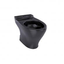 Toto CT416#51 - AQUIA II DUAL FLUSH TOILET BWL EBONY, REGULAR HT