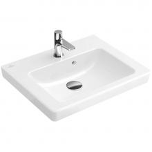 Villeroy and Boch 7315U001 - Subway Handwashbasin 19 5/8'' x 15 3/4'' (500 x 400 mm)