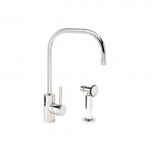 Waterstone 3825-1-PG - Waterstone Fulton Kitchen Faucet w/ Side Spray