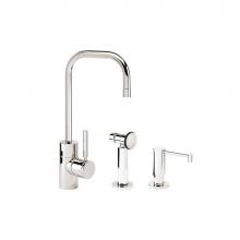 Waterstone 3925-2-SG - Waterstone Fulton Prep Faucet - 2pc. Suite