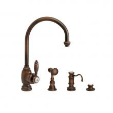 Waterstone 4300-3-WB - Hampton Kitchen Faucet - 3Pc. Suite