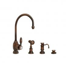 Waterstone 4900-3-WB - Hampton Prep Faucet - 3Pc. Suite