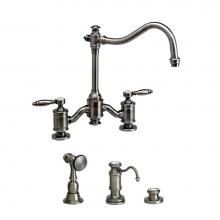 Waterstone 6200-3-WB - Annapolis Bridge Faucet - Lever Handles - 3Pc. Suite