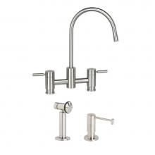 Waterstone 7800-2-WB - Parche Bridge Faucet - 2Pc. Suite