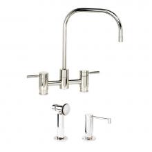 Waterstone 7825-2-SG - Waterstone Fulton Bridge Faucet - 2pc. Suite