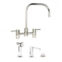 Waterstone 7825-3-WB - Fulton Bridge Faucet - 3Pc. Suite