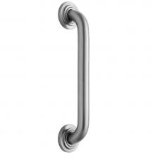 Jaclo 2612-JG - 12'' Deluxe Grab Bar with Contemporary Round Flange