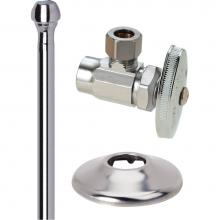 Brasscraft R1912AX R - FAUCET MT SUPPLY KIT - ANG/RISER - 1/2'' NOM SWEAT X 3/8'' OD COMPX 12'&a