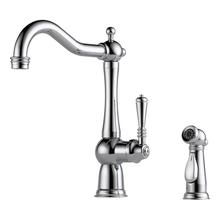 Brizo 61136LF-PC - Tresa: Single Handle Kitchen Faucet with Spray