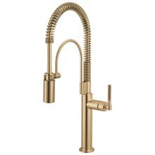 Brizo 63343LF-GL - Litze® Semi-Professional Kitchen Faucet - Knurled Handle