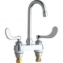 Chicago Faucets 895-317XKABCP - BAR SINK FITTING, 4'' DECK MNTD