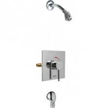 Chicago Faucets SH-TP6-02-000 - AUTOMATIC DRAIN T/P SQ TRIM SHOWER VALVE