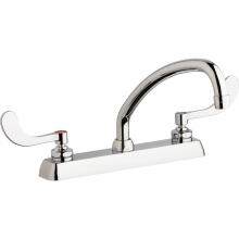 Chicago Faucets W8D-L9E35-317ABCP - WORKBOARD FAUCET, 8''