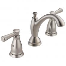 Delta Faucet 3593-SSMPU-DST - Linden™ Traditional Two Handle Widespread Bathroom Faucet