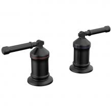 Delta Faucet H596BL - Broderick™ 2 Handle Roman Tub handle Kit-Lever