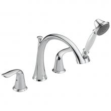 Delta Faucet T4738 - Lahara® Roman Tub with Handshower Trim