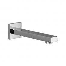 Dornbracht 13800980-000010 - Symetrics Lavatory Spout, Wall-Mounted Without Drain In Polished Chrome