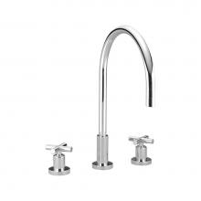 Dornbracht 20815892-000010 - Tara Three-Hole Mixer In Polished Chrome