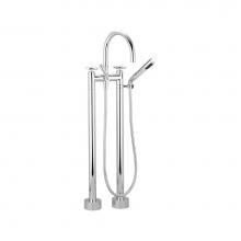 Dornbracht 25943892-17 - Two-Hole Tub Mixer For Freestanding Installation With Hand Shower Set