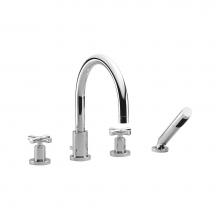 Dornbracht 27512892-17 - Deck-Mounted Tub Mixer, With Hand Shower Set For Deck-Mounted Tub Installation